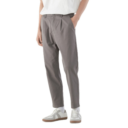 Also Only Men's Urban Light Business Men's Nine-point Casual Pants Thin Section Trend Simple Straight Pants